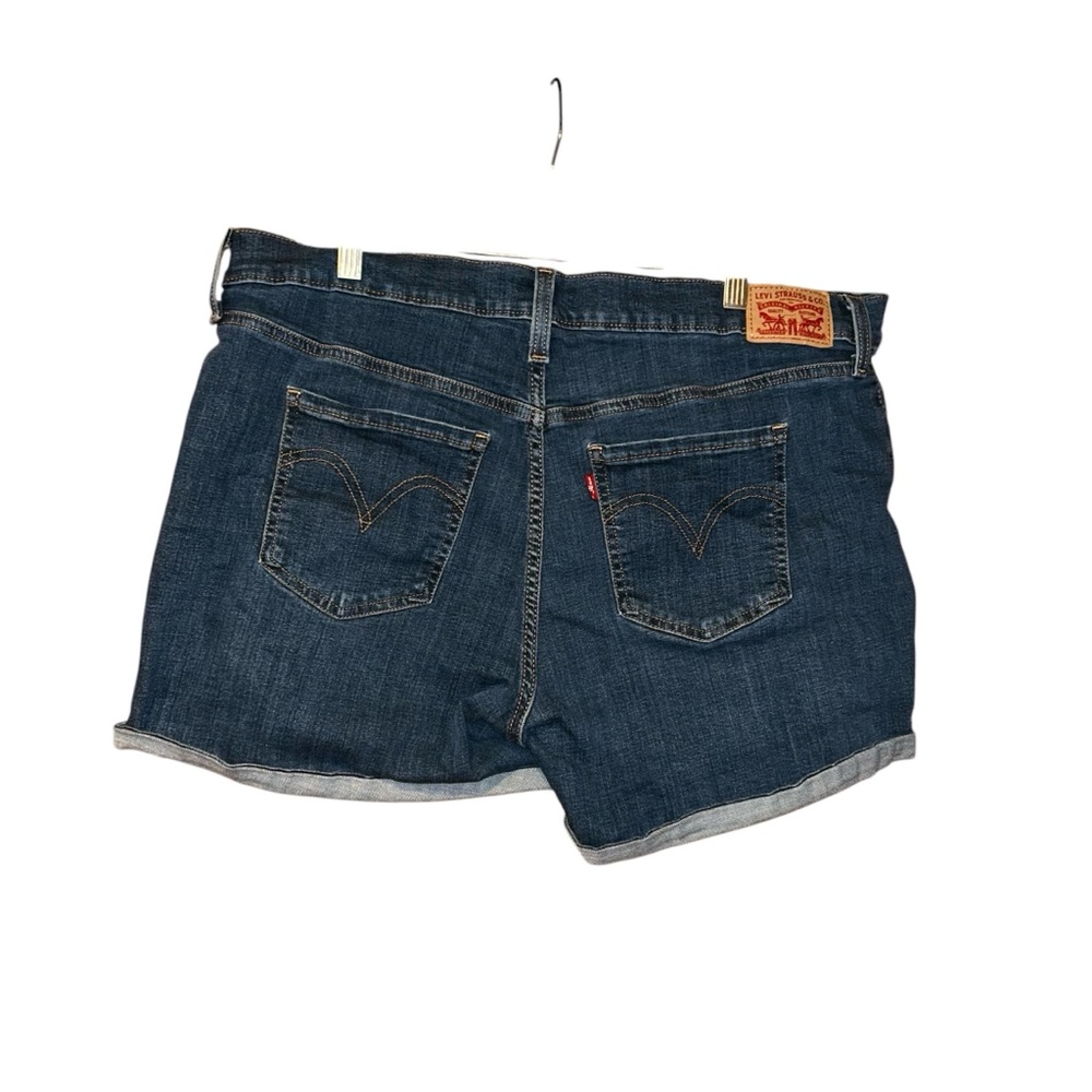 Levi's Women's Mid Length Jean Shorts‎ Jorts Stretch Size 34